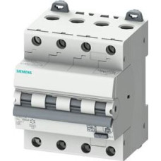Siemens 5SU1 RCBO, 4P, C, 20 A, 300 mA, 6 kA, 5SU1646-7FP20