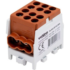 HLAK-25/16.2BN HLAK terminal Al/Cu 2×25–4×16 mm², brown