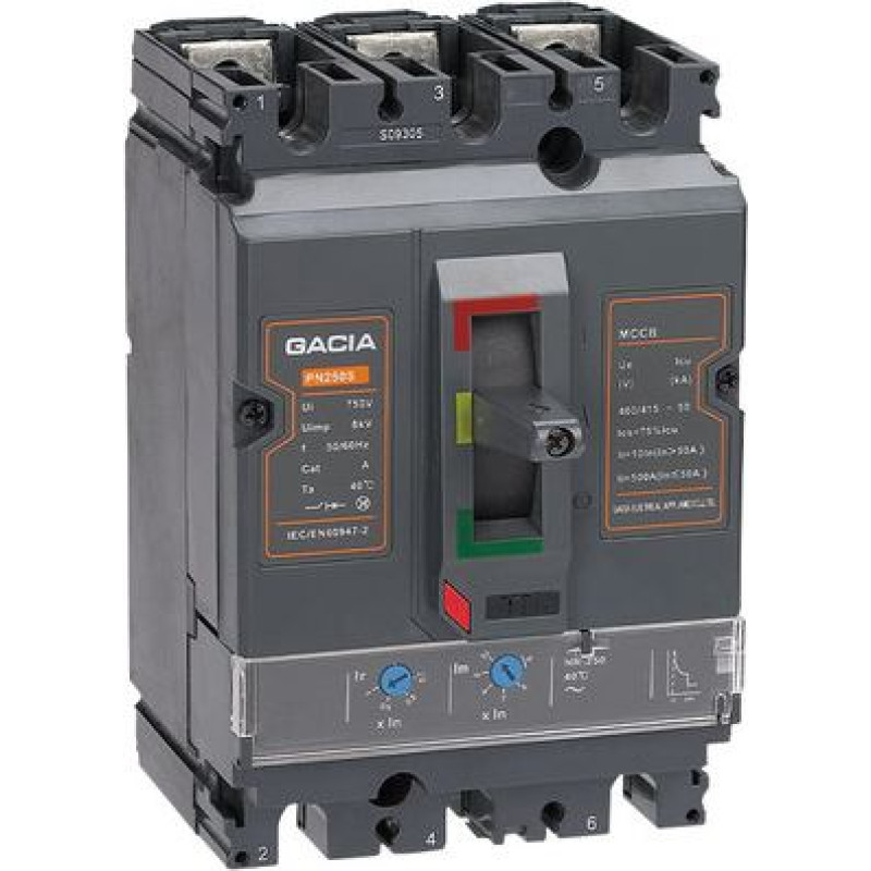 PN250 3P 250A термомагнитный промышленный автоматический выключатель