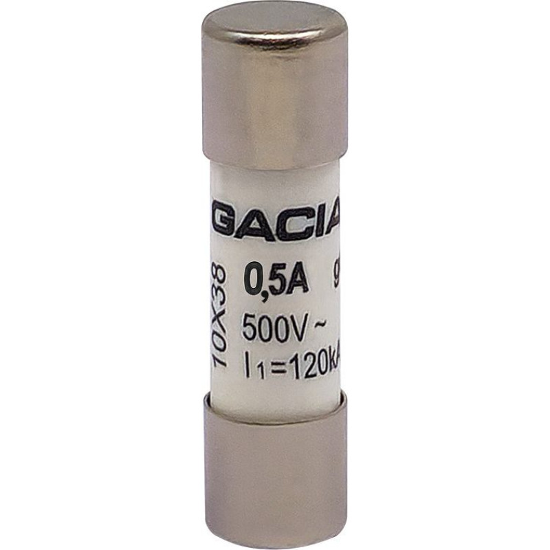 10x38 gG 0.5A fuse link 500VAC