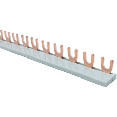VEXEN fork-type MCB busbar F10910, 10 mm², 1 phase, 160 mm, 9 modules
