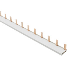 VEXEN pin-type MCB busbar P15710, 10 mm², 1 phase, 1000 mm, 57 modules