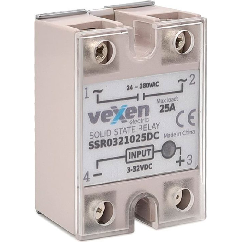 Твердотельное реле 1NO, 25A, 3-32VDC