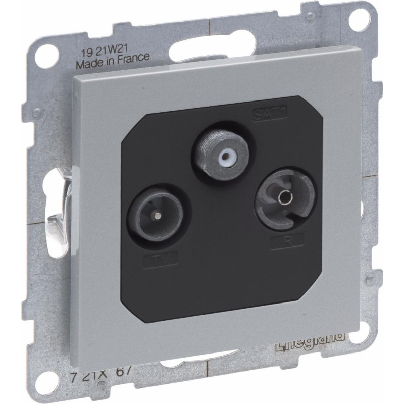 SUNO alumīnija Rozete TV-R-SAT (STAR)