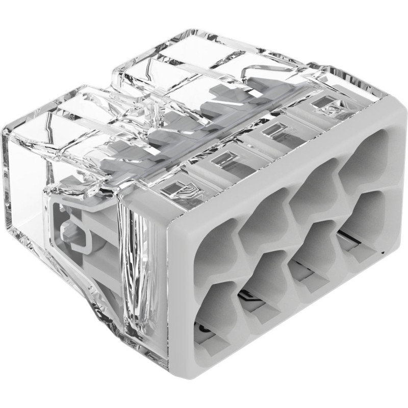 PUSH WIRE® splicing connector, for solid conductors, max. 2.5 mm², 8-conductor, WAGO 2273-208