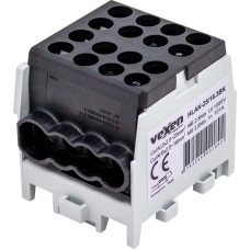 HLAK-25/16.3BK HLAK terminal Al/Cu 2×25–6×16 mm², black