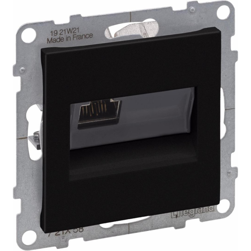 SUNO melns Rozete RJ45 STP Cat6a