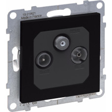 SUNO melns Rozete TV-R-SAT (CAUR)