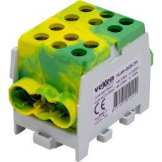 HLAK-35/25.2YL клемма HLAK Al/Cu 2×35–4×25 mm², желтая