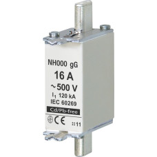 NH000 gG 16A/500V drošinātāja ieliktnis, VEXEN NH000GG16A500V
