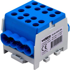 HLAK-35/25.3BL клемма HLAK Al/Cu 2×35–6×25 mm², синяя