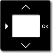 Basic55 chateau-black Centrālā plate taimerim un termoregulātoram