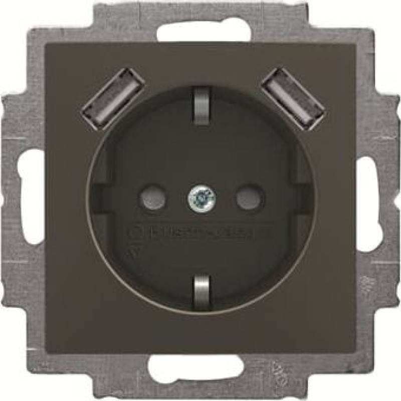 Basic55 chateau-black Rozete ar USB Tips A+A