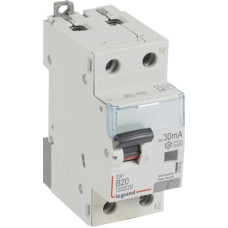 Kombinēts noplūdes automātslēdzis DX3 - 1P+N - B20 - 6kA - 30mA - A tips