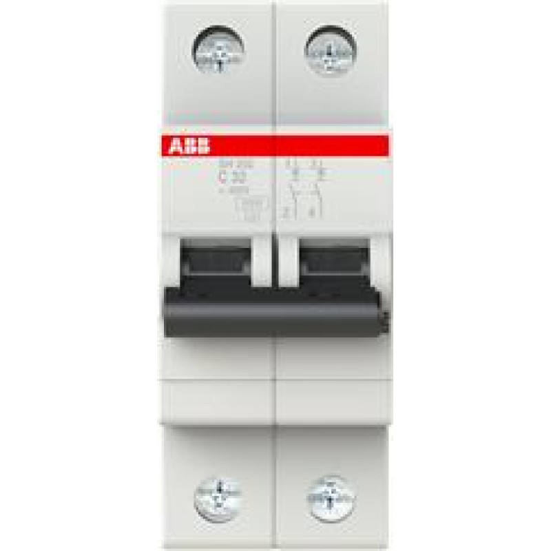 SH202-C32 Automātslēdzis - 2P - 32A - C - (AC) 6 kA