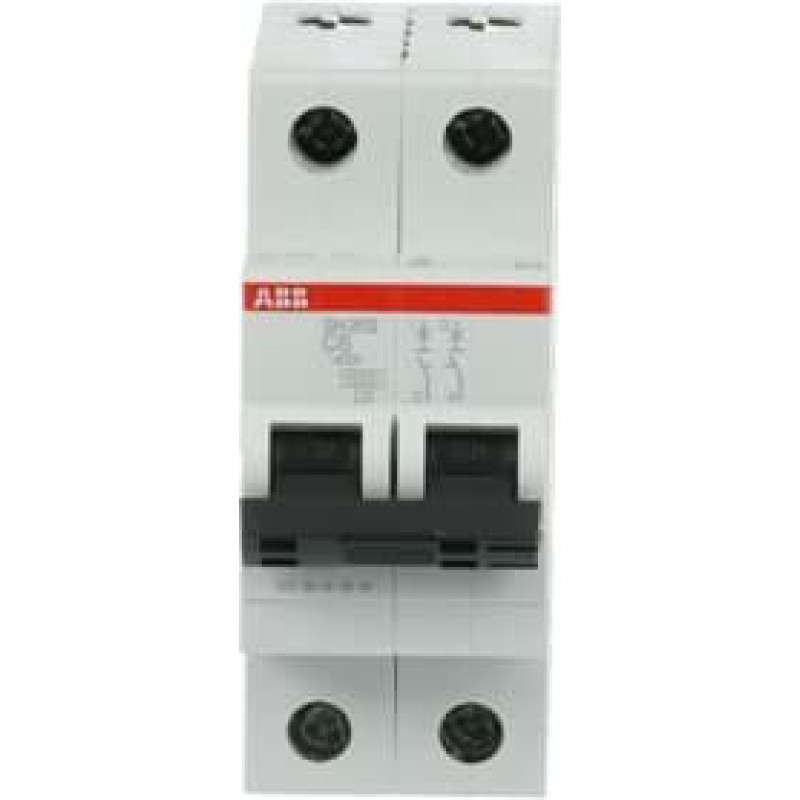 SH202-C6 Automātslēdzis - 2P - 6A - C - (AC) 6 kA