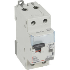Kombinēts noplūdes automātslēdzis DX3 - 1P+N - B10 - 6kA - 30mA - AC tips