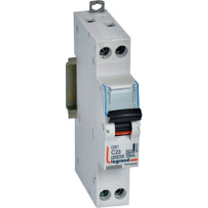Kombinēts noplūdes automāts 1 moduļa C20 - 6kA - 10mA - A tips