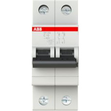 SH202-C10 Automātslēdzis - 2P - 10A - C - (AC) 6 kA