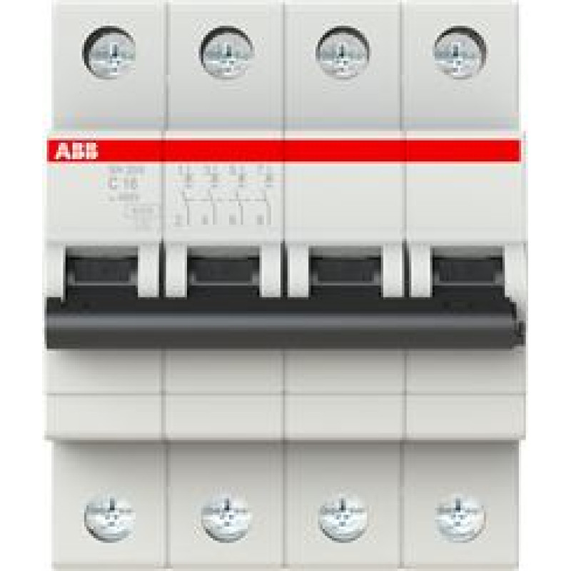 SH204-C16 Automātslēdzis - 4P - 16A - C - (AC) 6 kA