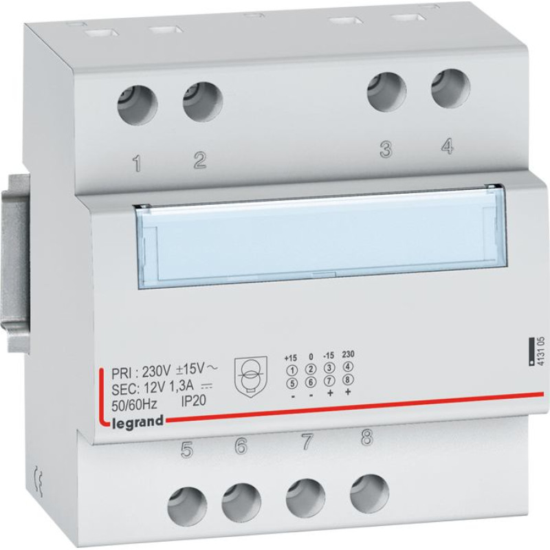Vienfāzes filtrēts taisngriezts barošanas bloks - 12 V= - 15 W - 1,3 A
