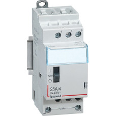Klusais nakts tarifa kontaktors CX3 ar priekšējo rokturi - 3 poli - 25 A - 230 V~ - 3 NO kontakti - spoles spriegums 230 V~ - 2 moduļi