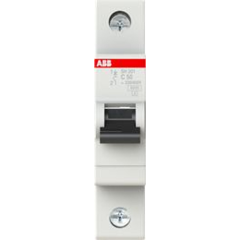 SH201-C50 Automātslēdzis - 1P - 50A - C - (AC) 6 kA