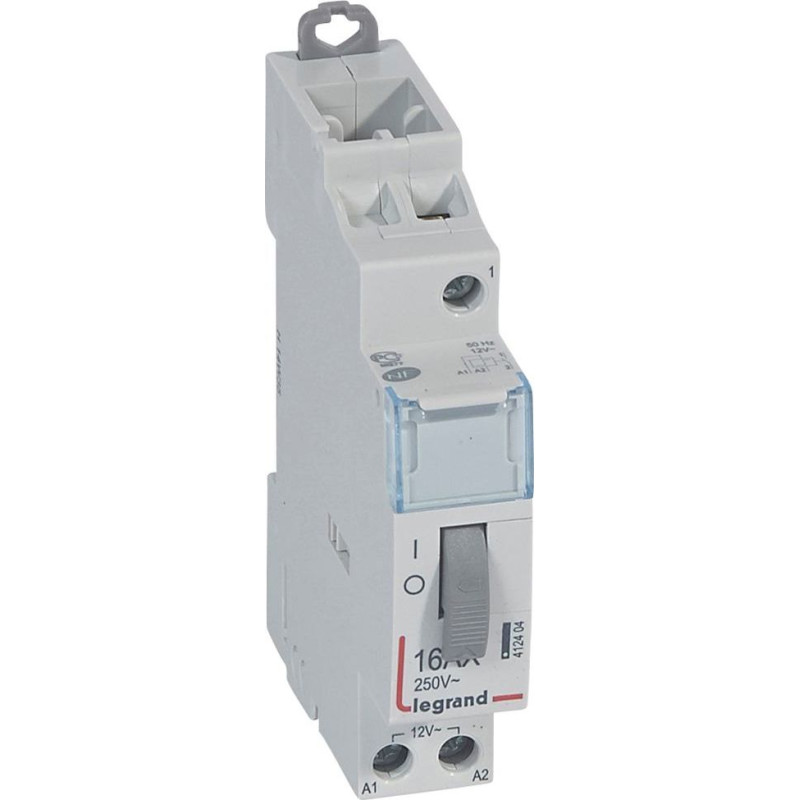 Standarta impulsrelejs CX3 - 1 pols - 16 A - 250 V~ - 1 NO kontakts - spoles spriegums 12 V~ - 1 modulis