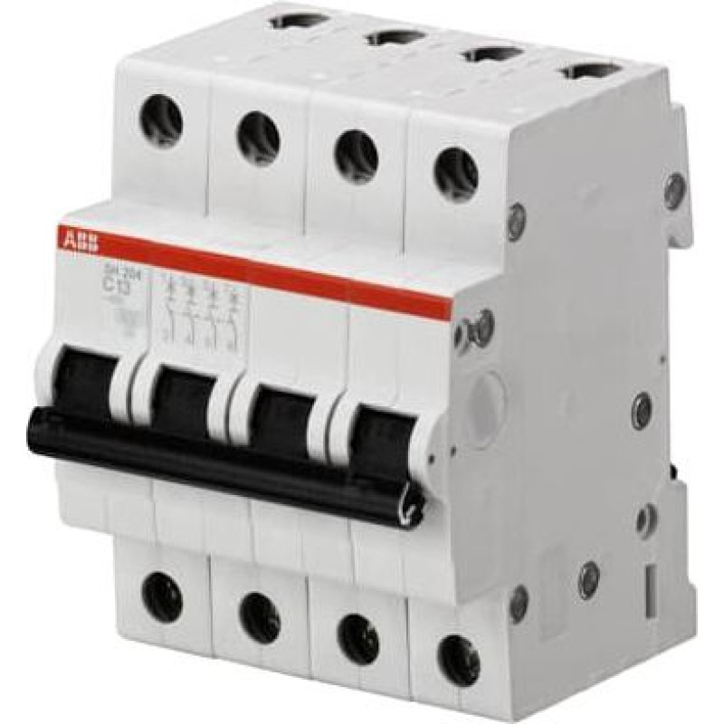 SH204-D10 Automātslēdzis - 4P - 10A - D - (AC) 6 kA