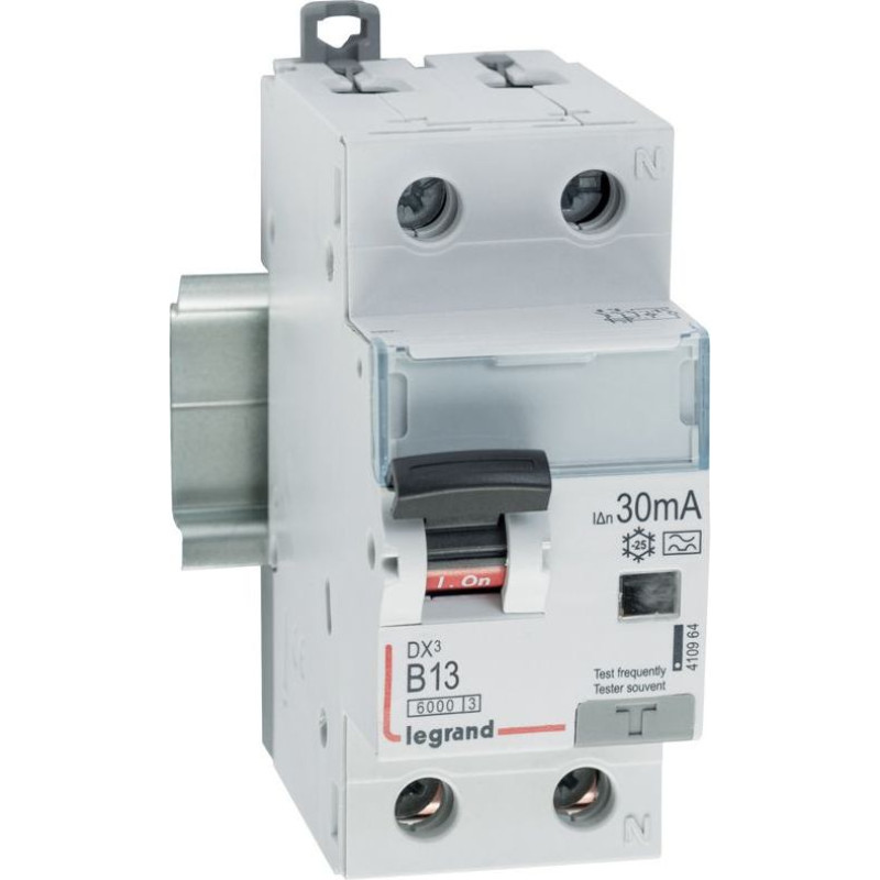 Kombinēts noplūdes automātslēdzis DX3 - 1P+N - B13 - 6kA - 30mA - A tips