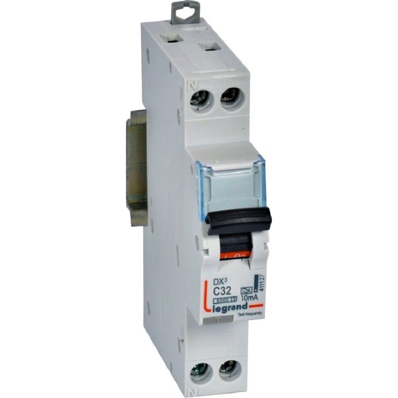 Kombinēts noplūdes automāts 1 moduļa C32 - 6kA - 10mA - A tips