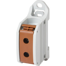 Модульный клеммный блок 50 мм², 1-полюсный, коричневая, CU/AL, RKA50br, f-tronic 7730056