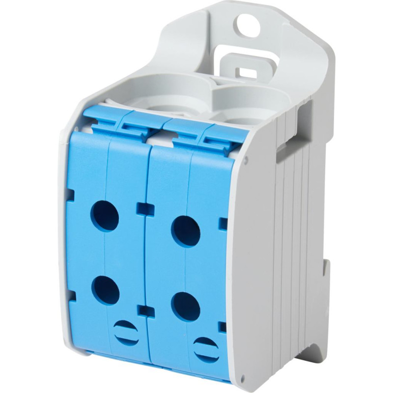 DIN sliedes spaiļu bloks 95 mm², 1-pola, 4 savienojumi, zila, CU/AL, RKA95-1-4bl, f-tronic 7730076