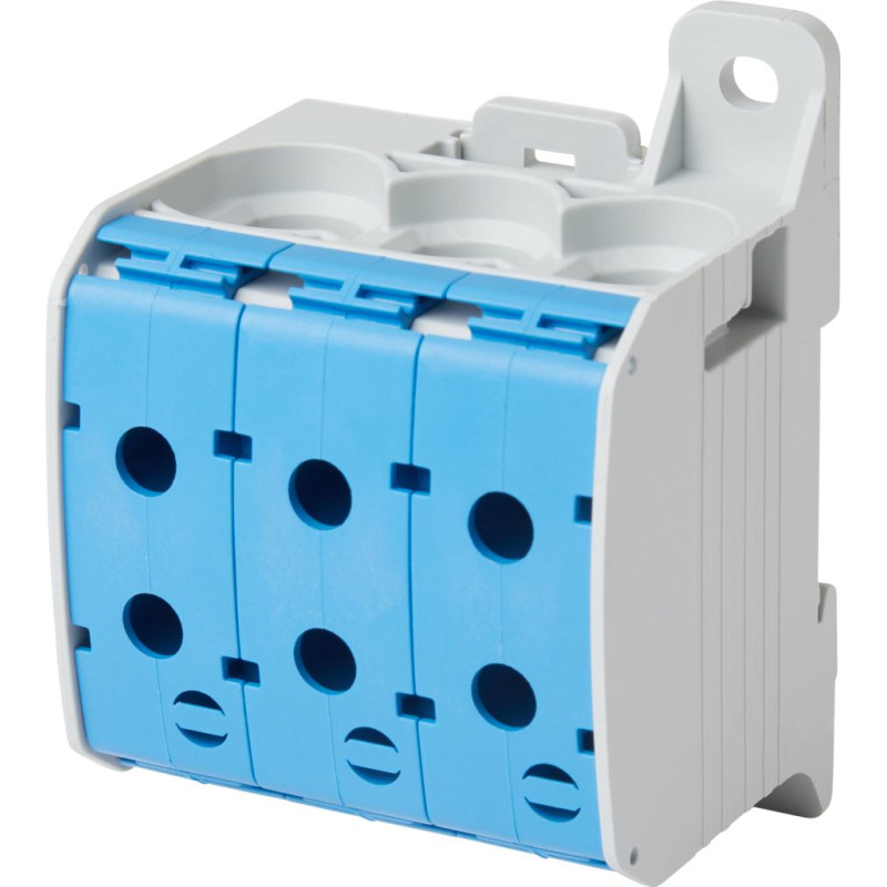 клеммный блок на DIN-рейку 95 мм², 1-полюсный, 6 connections, синяя, CU/AL, RKA95-1-6bl, f-tronic 7730081