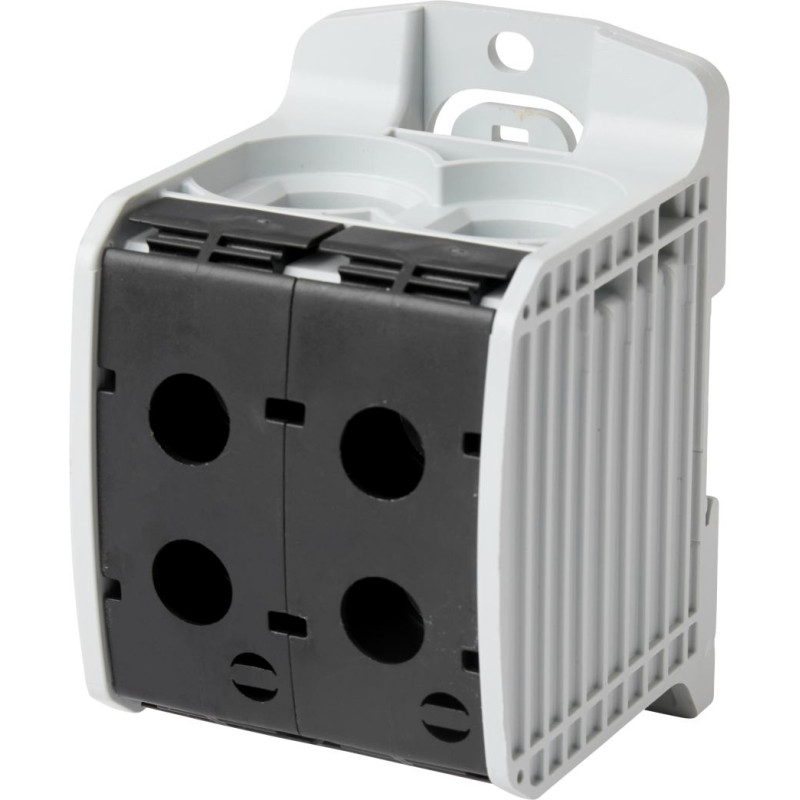 DIN sliedes spaiļu bloks 185 mm², 1-pola, 4 savienojumi, melna, CU/AL, RKA185-1-4sw, f-tronic 7730094