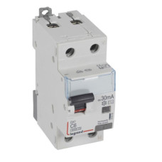 Kombinēts noplūdes automātslēdzis DX3 - 1P+N - C6 - 6kA - 30mA - AC tips